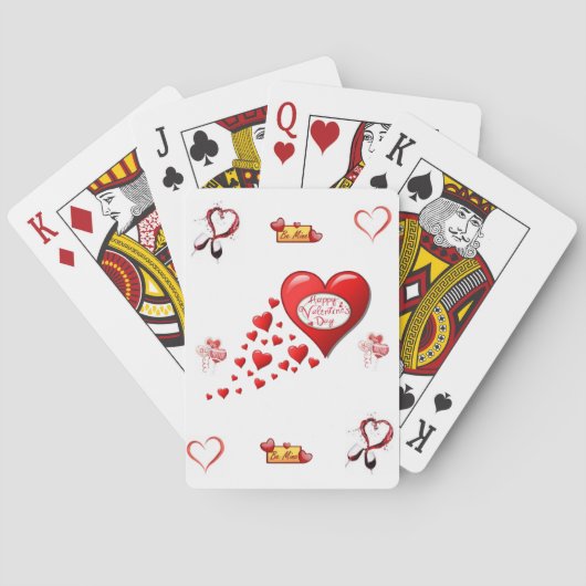 Jeu de cartes de la Saint-Valentin (dos)