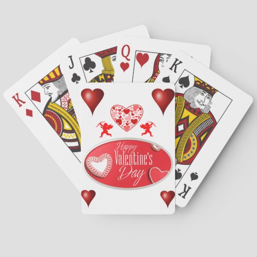 Jeu de cartes de la Saint-Valentin (dos)