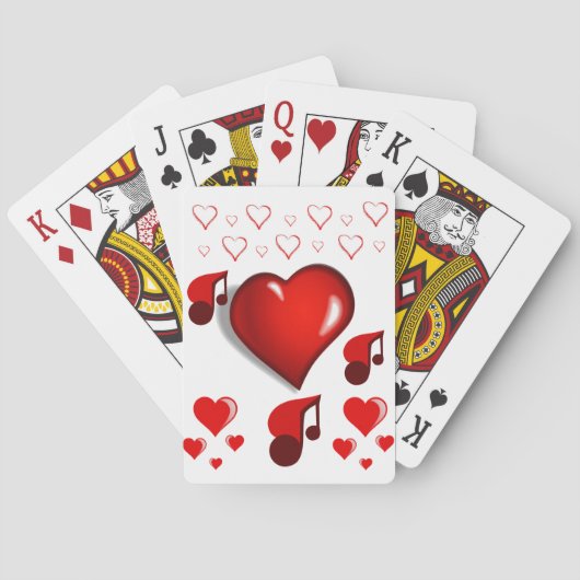 Jeu de cartes de la Saint-Valentin (dos)