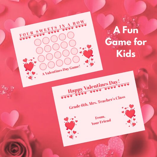 Jeu de cartes de la Saint-Valentin en classe - Qua