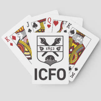 Jeu de cartes de l'ICFO Pokerkaarten