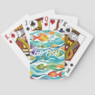Jeu De Cartes De mignons petits poissons. Allez le poisson !