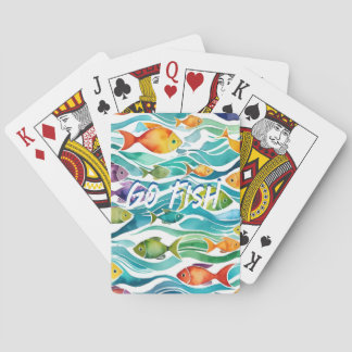 Jeu De Cartes De mignons petits poissons. Allez le poisson !