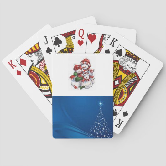 Jeu de cartes de Noël (dos)