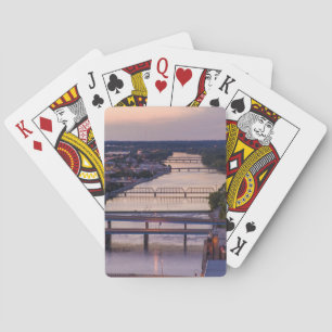 Jeu De Cartes De nombreux ponts enjambent la Grand River, vue su