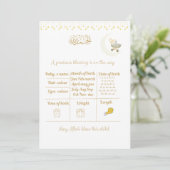 Jeu de cartes de prédiction pour Baby Shower, (Debout devant)