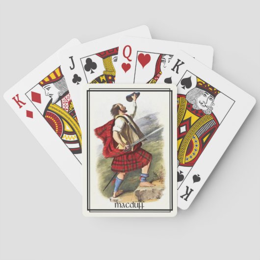Jeu de cartes de vélo classique Clan MacDuff Écoss (dos)