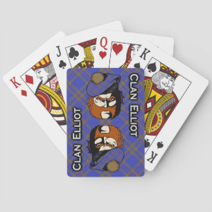 Jeu De Cartes Deck Tartan du Clan Écossais Elliot