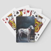 Jeu De Cartes Décor de Noël Dalmatien Snowy (dos)