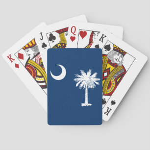 Jeu De Cartes Décor design du drapeau de l'État de Caroline du S
