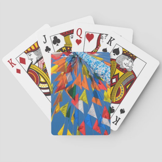 Jeu De Cartes Décoration du drapeau triangulaire (dos)