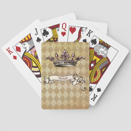 Jeu De Cartes Décret royal personnalisé (dos)