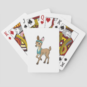 Jeu De Cartes Deer at Fitness with Towel
