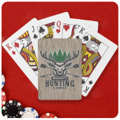 Jeu De Cartes Deer Elk Hunter AJOUTER NOM Bow Hunter Lodge Cabin