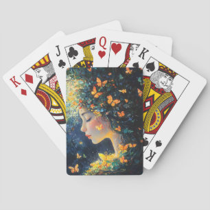 Jeu De Cartes Déesse de la Forêt Enchantée avec Papillons (5)