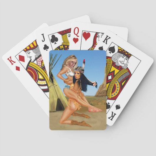 JEU DE CARTES DÉFI DU FAR WEST (dos)