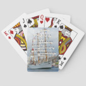 Jeu De Cartes Défilé de bateau de navigation (dos)