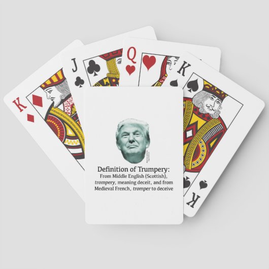 Jeu De Cartes Définition de la tromperie (dos)