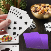 Jeu De Cartes Dégradé du lilas néon. (In Situ)