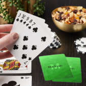 Jeu De Cartes Dégradé vert clair géométrie motif maille Monogram (In Situ)