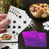 Jeu De Cartes Dégradé Violet (In Situ)