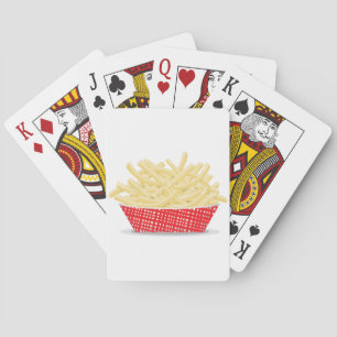 Jeu De Cartes Délicieuses Frites Rétro Fast Food 