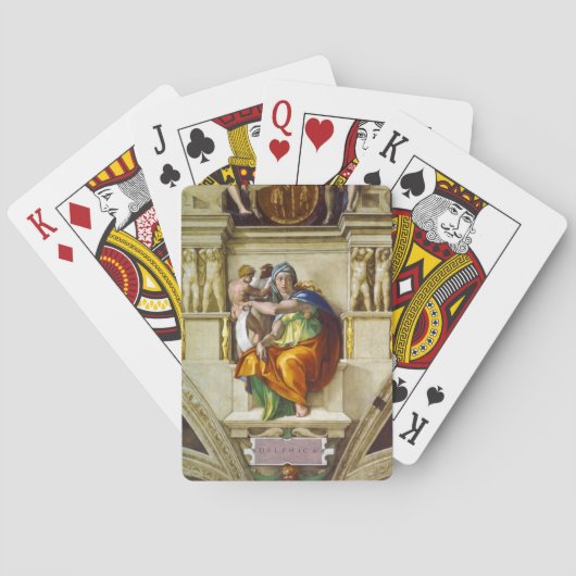 Jeu De Cartes Delphic Sibyl par Michelangelo (dos)