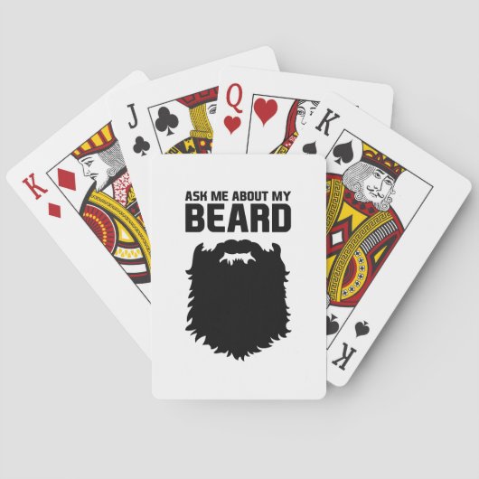 Jeu De Cartes Demander à propos de ma barbe (dos)