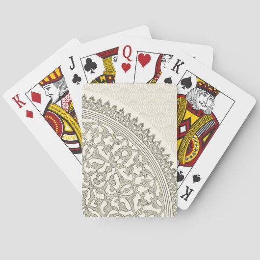 Jeu De Cartes Dentelle Arabe de style (dos)