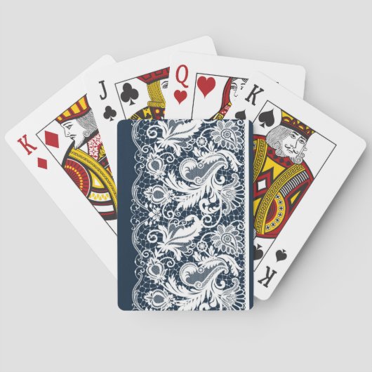 Jeu De Cartes Dentelle blanche 2 (dos)