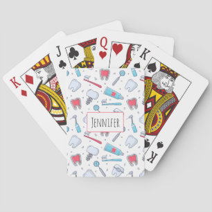 Jeu De Cartes Dents et outils Motif dentaire