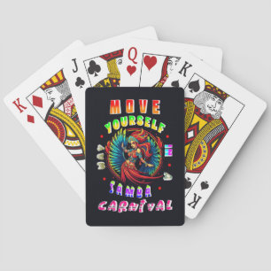 Jeu De Cartes Déplacez-Vous Dans Un Carnaval De Samba Way