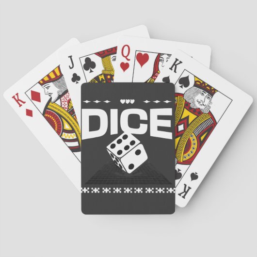 Jeu De Cartes Dés (dos)