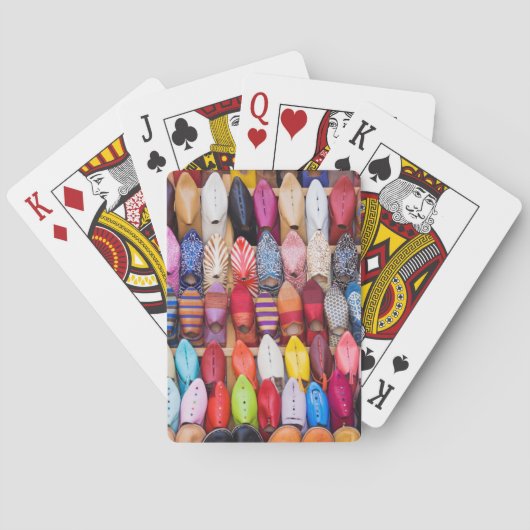Jeu De Cartes Des chaussures dans un magasin dans les souks (dos)