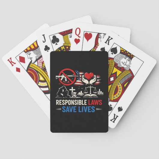 Jeu De Cartes Des lois responsables sauvent des vies (dos)