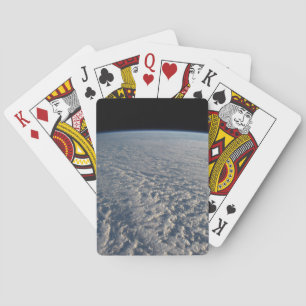 Jeu De Cartes Des Nuages Stratocumulus Surplombent L'Océan Pacif