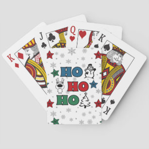 Jeu De Cartes Design de Noël Ho-Ho-Ho