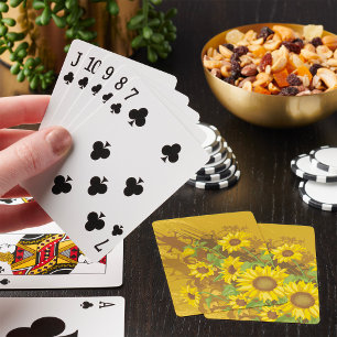 Jeu De Cartes Design des tournesols