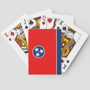 Jeu De Cartes Design du drapeau d'état du Tennessee