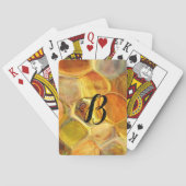Jeu De Cartes Design élégant Honeycomb Conception abstraite (dos)
