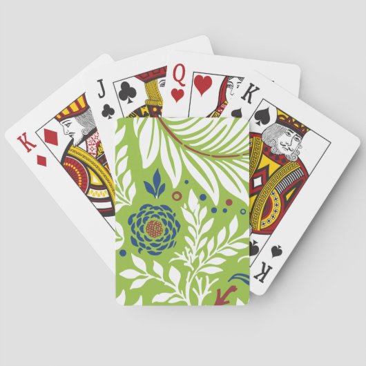 Jeu De Cartes Design floral 27 (dos)
