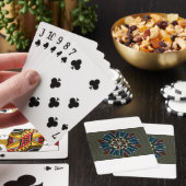 Jeu De Cartes Design inspiré de Sari avec détails complexes (In Situ)