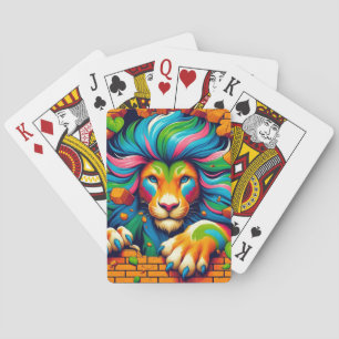 Jeu De Cartes Design Lion