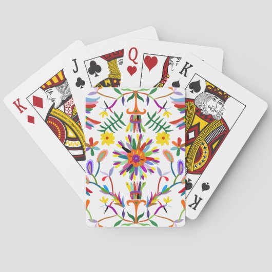 Jeu De Cartes Design Otomi moderne II (dos)
