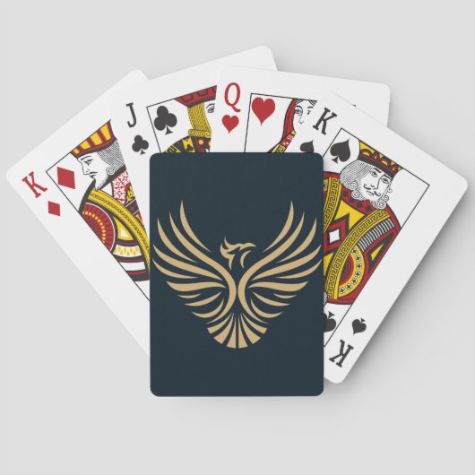 Jeu De Cartes Design Phoenix Edition Limitée Playing Card Deck (dos)
