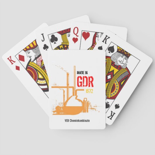 Jeu De Cartes Design publicitaire RDA (dos)