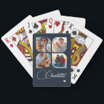 Jeu De Cartes Design Your Own 4 Photo Personalized Name<br><div class="desc">Unleash your creativity with our Design Your Own 4 Photo Personalized Name Poker Cards! These custom playing cards allow you to upload and showcase four of your favorite photos, making game night even more special and memorable. Perfect for poker enthusiasts, family gatherings, or as a unique gift for any occasion,...</div>