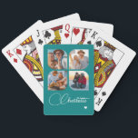 Jeu De Cartes Design Your Own 4 Photo Personalized Name<br><div class="desc">Unleash your creativity with our Design Your Own 4 Photo Personalized Name Poker Cards! These custom playing cards allow you to upload and showcase four of your favorite photos, making game night even more special and memorable. Perfect for poker enthusiasts, family gatherings, or as a unique gift for any occasion,...</div>