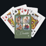 Jeu De Cartes Design Your Own 4 Photo Personalized Name<br><div class="desc">Unleash your creativity with our Design Your Own 4 Photo Personalized Name Poker Cards! These custom playing cards allow you to upload and showcase four of your favorite photos, making game night even more special and memorable. Perfect for poker enthusiasts, family gatherings, or as a unique gift for any occasion,...</div>