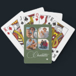 Jeu De Cartes Design Your Own 4 Photo Personalized Name<br><div class="desc">Unleash your creativity with our Design Your Own 4 Photo Personalized Name Poker Cards! These custom playing cards allow you to upload and showcase four of your favorite photos, making game night even more special and memorable. Perfect for poker enthusiasts, family gatherings, or as a unique gift for any occasion,...</div>